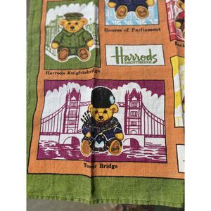 Harrods Bear Knightsbridge LondonTea Towel Linen